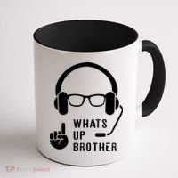 Sketch Streamer Whats Up Brother Coffee Mug thumb 1