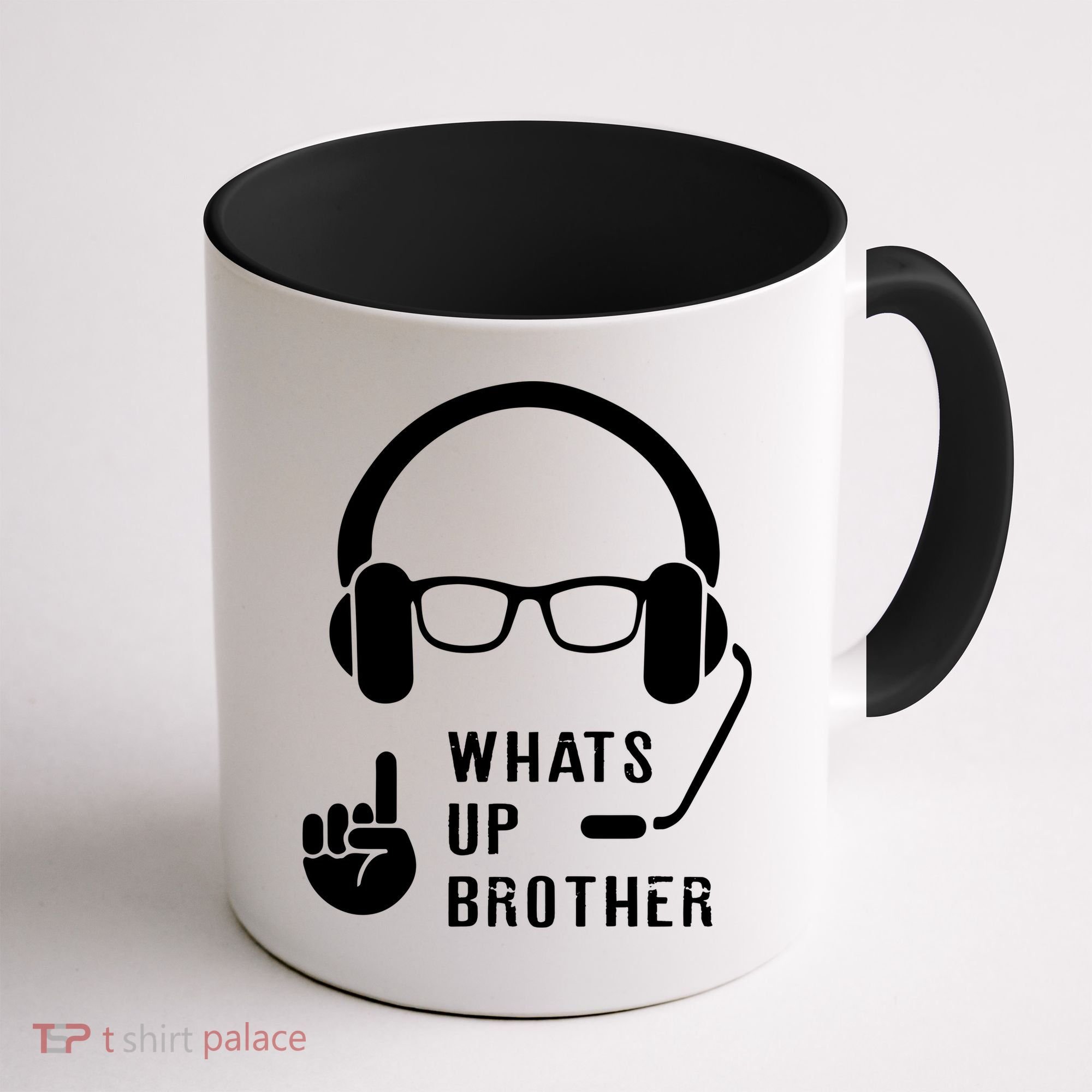 Sketch Streamer Whats Up Brother Coffee Mug
