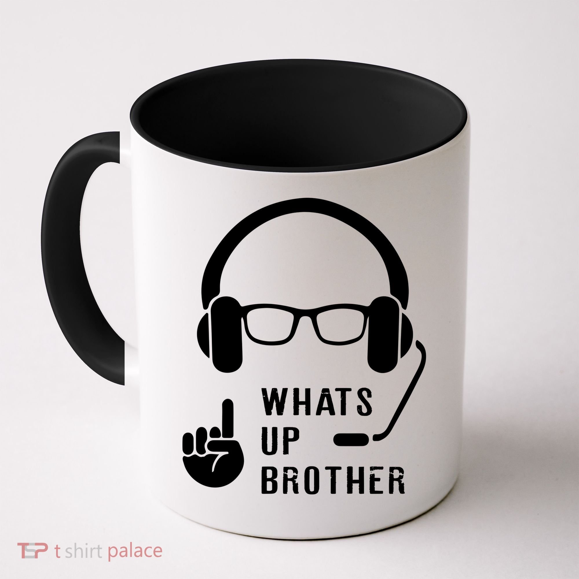 Sketch Streamer Whats Up Brother Coffee Mug
