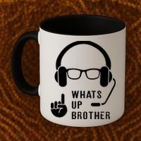 Sketch Streamer Whats Up Brother Coffee Mug thumb 2