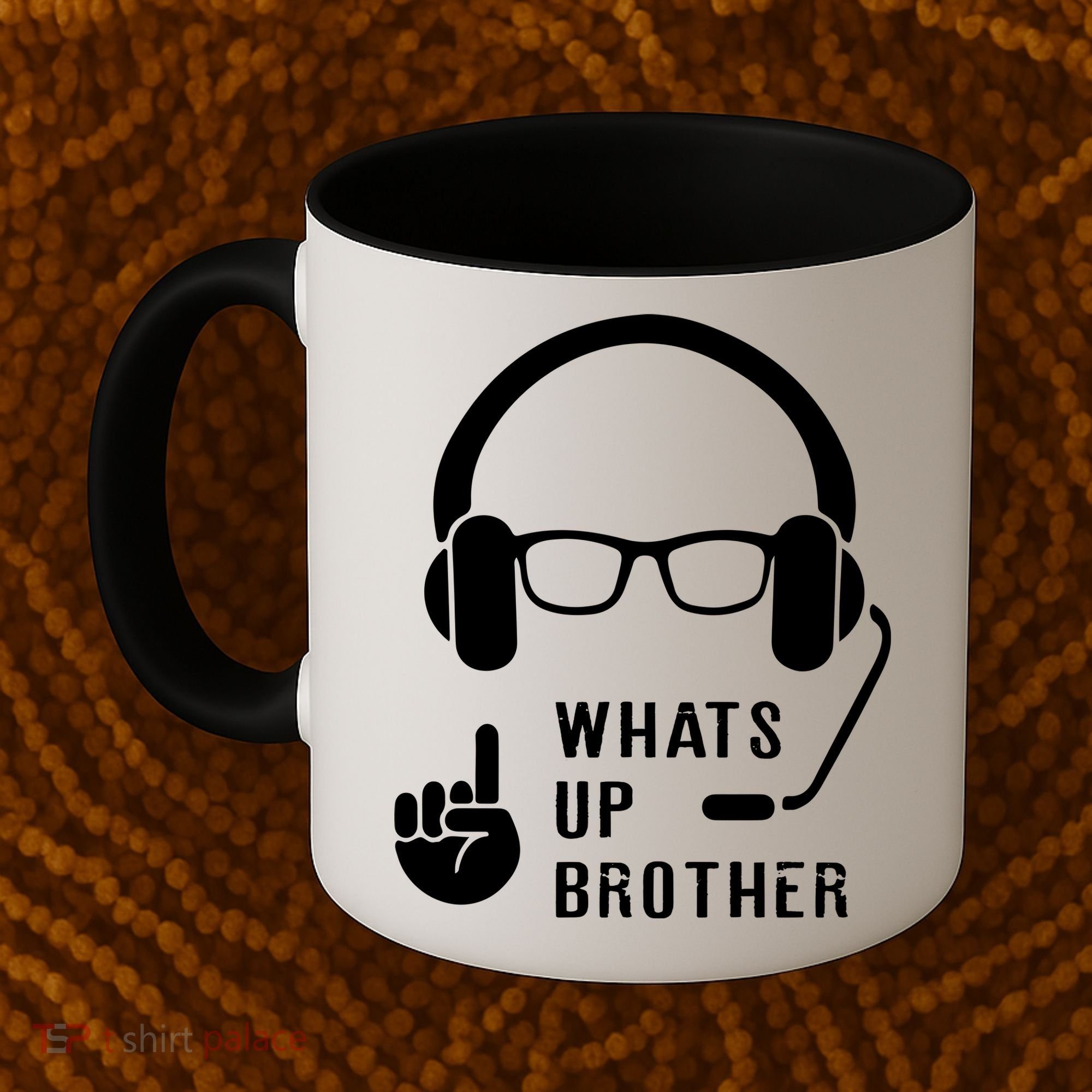 Sketch Streamer Whats Up Brother Coffee Mug