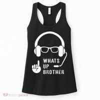 Sketch Streamer Whats Up Brother Women's Tank Top thumb 0