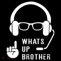 Sketch Streamer Whats Up Brother Baby Bodysuit thumb 2