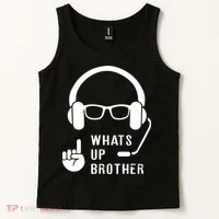 Sketch Streamer Whats Up Brother Tank Top thumb 2