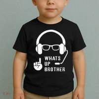 Sketch Streamer Whats Up Brother Toddler T-Shirt thumb 2
