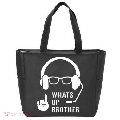 Sketch Streamer Whats Up Brother Tote Bag