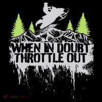 Snowmobile Sled When In Doubt Throttle Out Winter Sports  Coffee Mug thumb 5