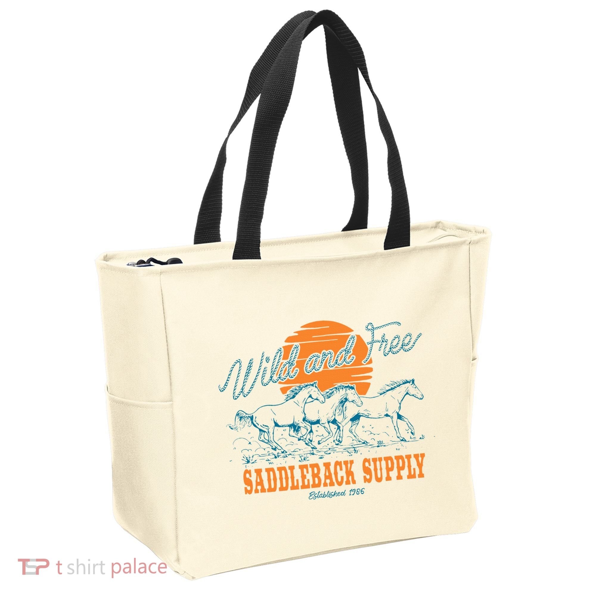 Saddleback Supply Wild And Free Tote Bag