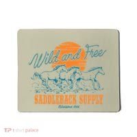Saddleback Supply Wild And Free Mousepad thumb 0