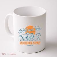 Saddleback Supply Wild And Free Coffee Mug thumb 0