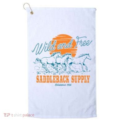 Saddleback Supply Wild And Free Golf Towel
