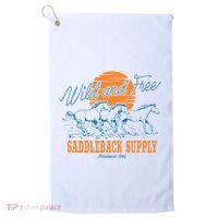 Saddleback Supply Wild And Free Golf Towel thumb 0