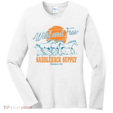 Saddleback Supply Wild And Free Women's Long Sleeve Shirt