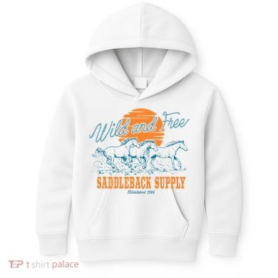 Saddleback Supply Wild And Free Kids Hoodie