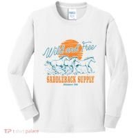 Saddleback Supply Wild And Free Kids Long Sleeve Shirt thumb 0