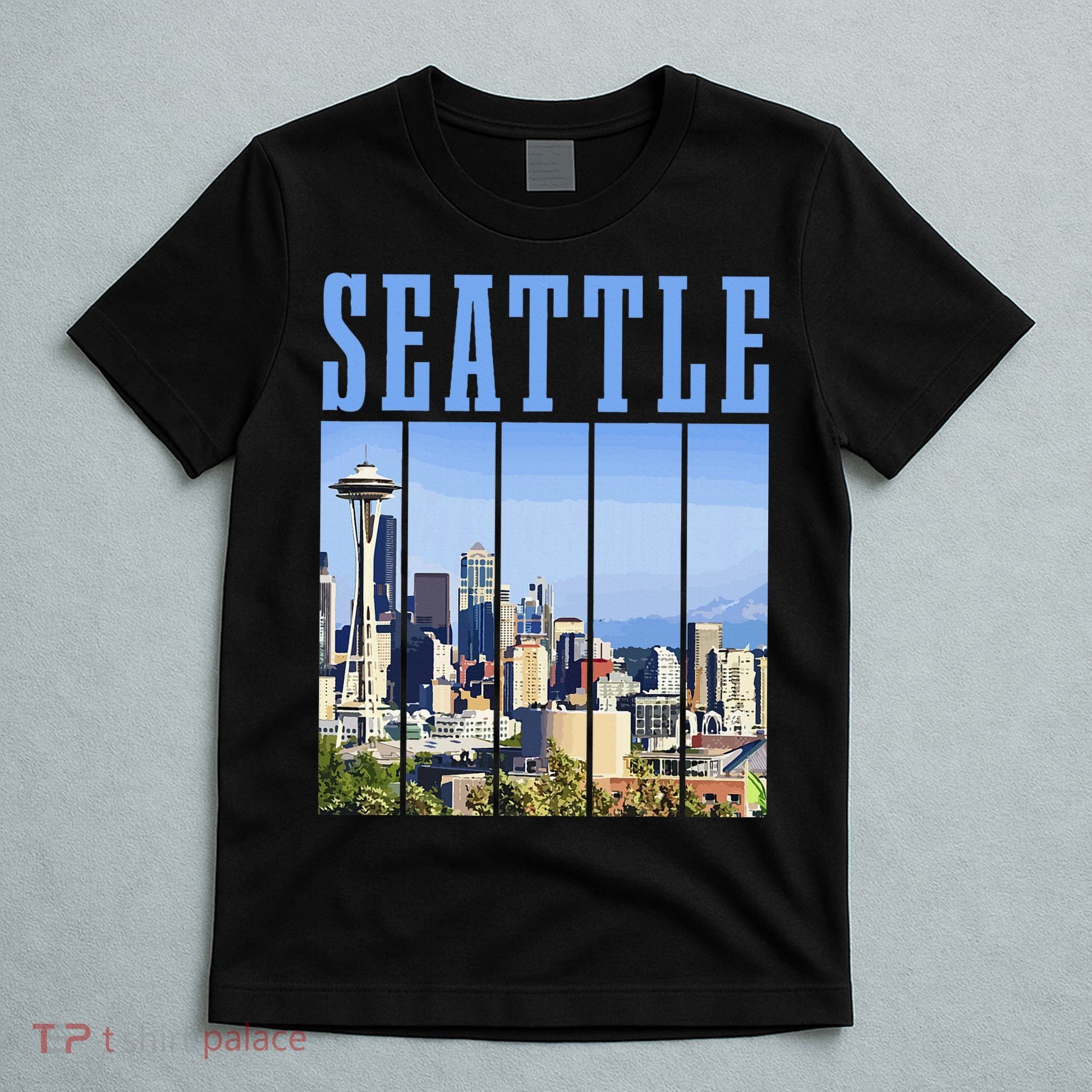 Seattle Skyline Washington Vintage Pride T-Shirt
