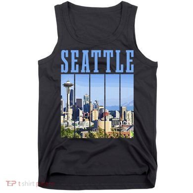 Seattle Skyline Washington Vintage Pride Tank Top