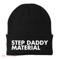 Step Daddy Material Beanie thumb 0