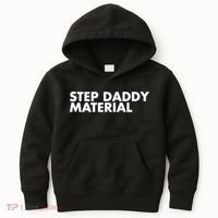 Step Daddy Material Kids Hoodie thumb 0