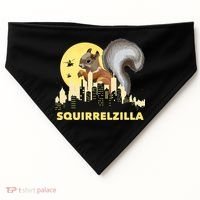 Squirrelzilla Squirrel Whisperer Squirrel Lover Animal USA-Made Doggie Bandana thumb 0