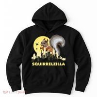 Squirrelzilla Squirrel Whisperer Squirrel Lover Animal Hoodie thumb 0
