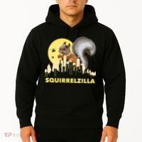 Squirrelzilla Squirrel Whisperer Squirrel Lover Animal Hoodie thumb 2