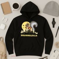 Squirrelzilla Squirrel Whisperer Squirrel Lover Animal Hoodie thumb 3