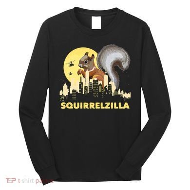Squirrelzilla Squirrel Whisperer Squirrel Lover Animal Long Sleeve Shirt