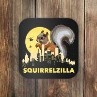 Squirrelzilla Squirrel Whisperer Squirrel Lover Animal Coaster thumb 0