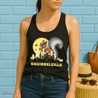 Squirrelzilla Squirrel Whisperer Squirrel Lover Animal Women's Tank Top thumb 2