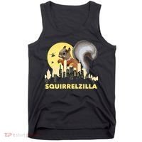 Squirrelzilla Squirrel Whisperer Squirrel Lover Animal Tank Top thumb 0