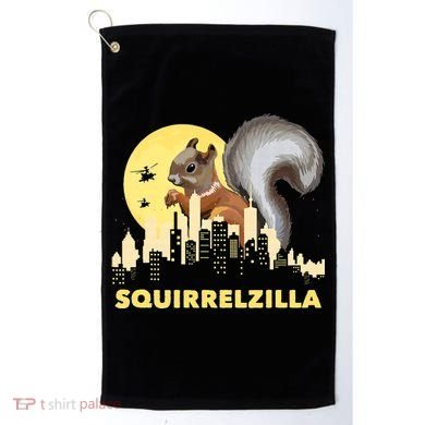 Squirrelzilla Squirrel Whisperer Squirrel Lover Animal Golf Towel