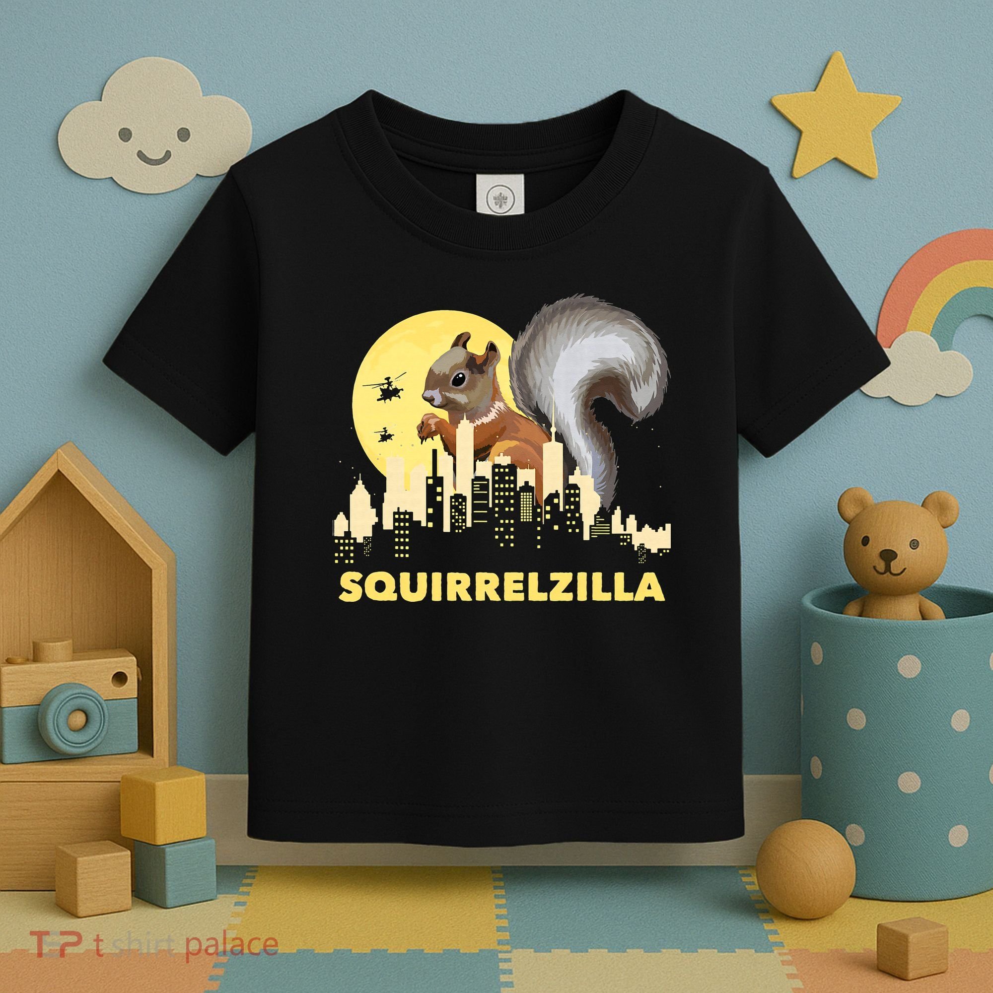 Squirrelzilla Squirrel Whisperer Squirrel Lover Animal Toddler T-Shirt