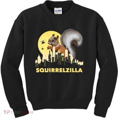 Squirrelzilla Squirrel Whisperer Squirrel Lover Animal Kids Sweatshirt