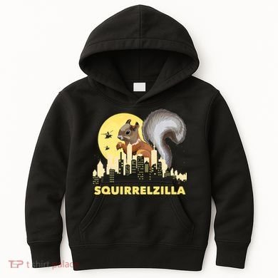 Squirrelzilla Squirrel Whisperer Squirrel Lover Animal Kids Hoodie