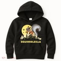 Squirrelzilla Squirrel Whisperer Squirrel Lover Animal Kids Hoodie thumb 0