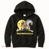 Squirrelzilla Squirrel Whisperer Squirrel Lover Animal Kids Hoodie thumb 0