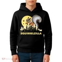 Squirrelzilla Squirrel Whisperer Squirrel Lover Animal Kids Hoodie thumb 4