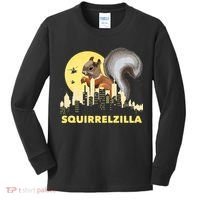 Squirrelzilla Squirrel Whisperer Squirrel Lover Animal Kids Long Sleeve Shirt thumb 0