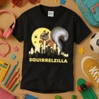 Squirrelzilla Squirrel Whisperer Squirrel Lover Animal Kids T-Shirt thumb 3