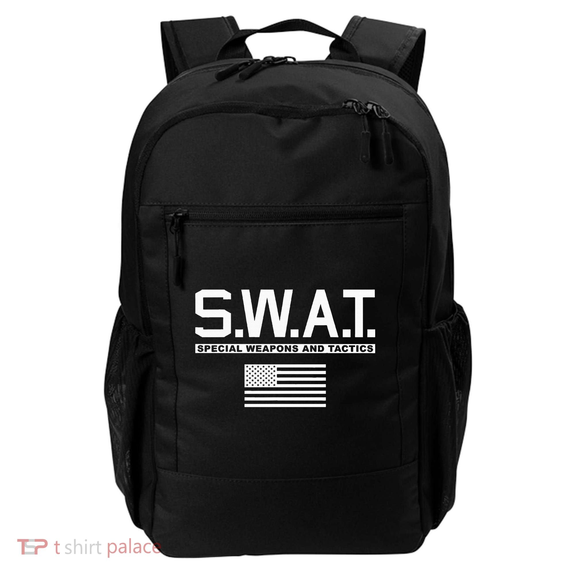 Swat Special Weapons And Tactics Police S.W.A.T Backpack