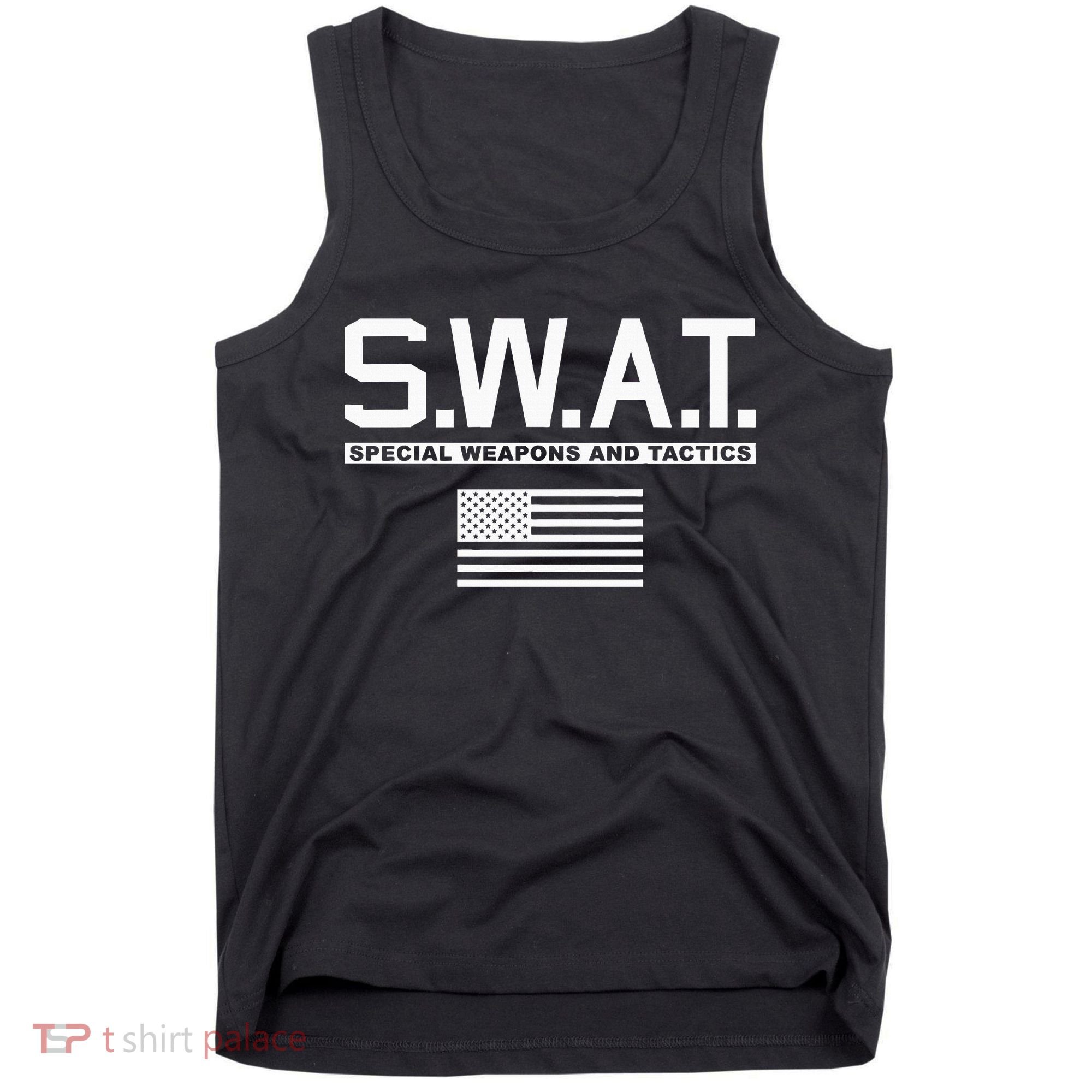Swat Special Weapons And Tactics Police S.W.A.T Tank Top
