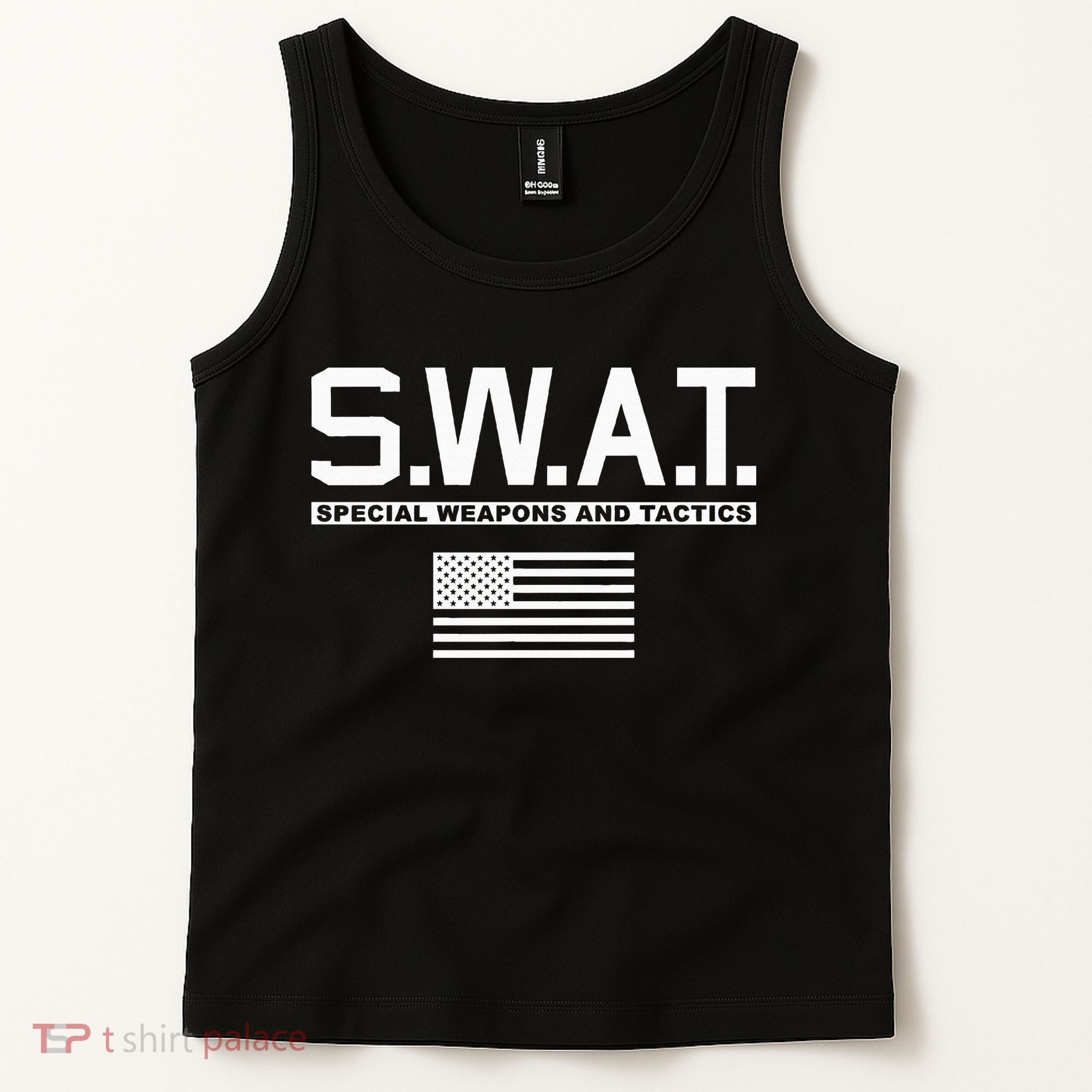 Swat Special Weapons And Tactics Police S.W.A.T Tank Top