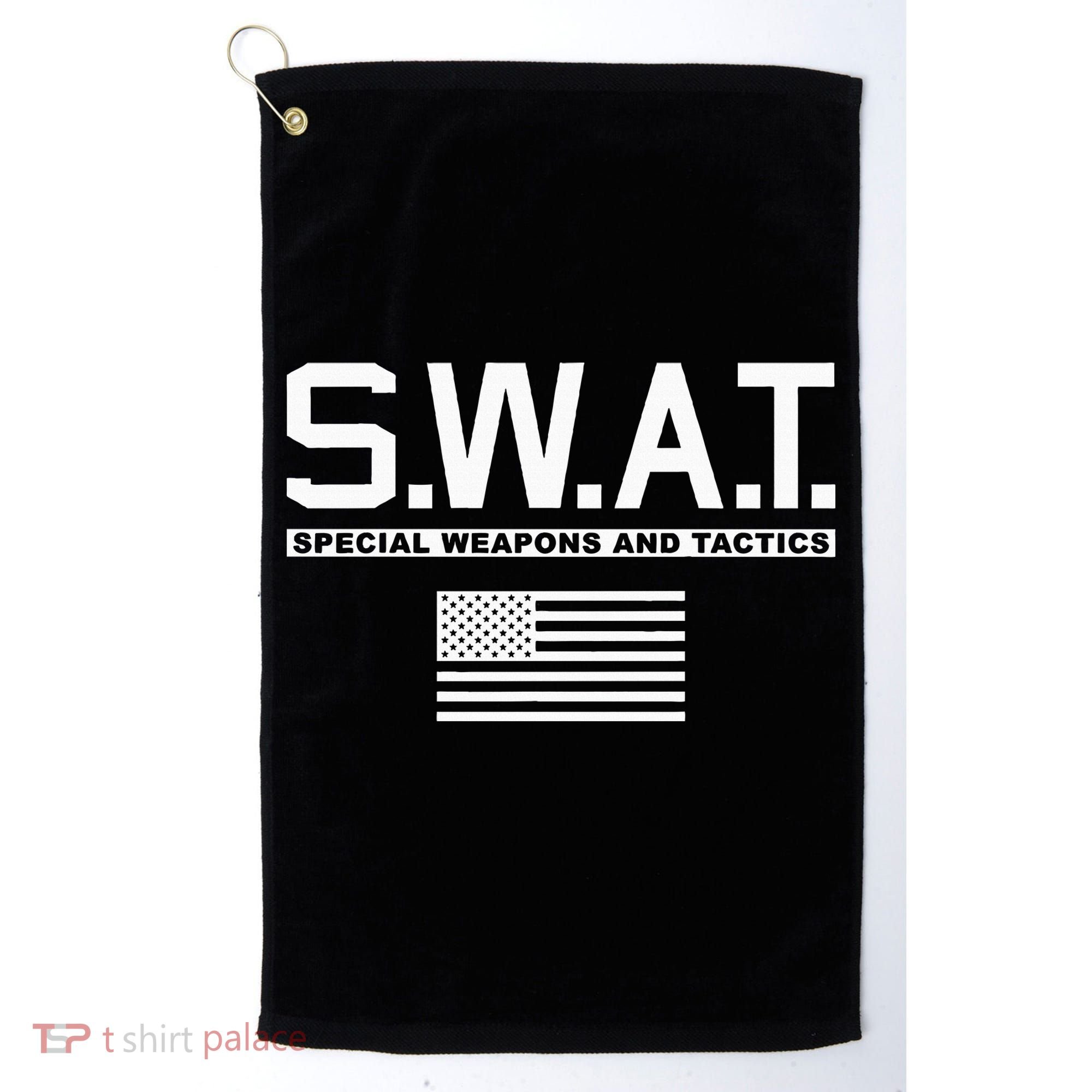 Swat Special Weapons And Tactics Police S.W.A.T Golf Towel