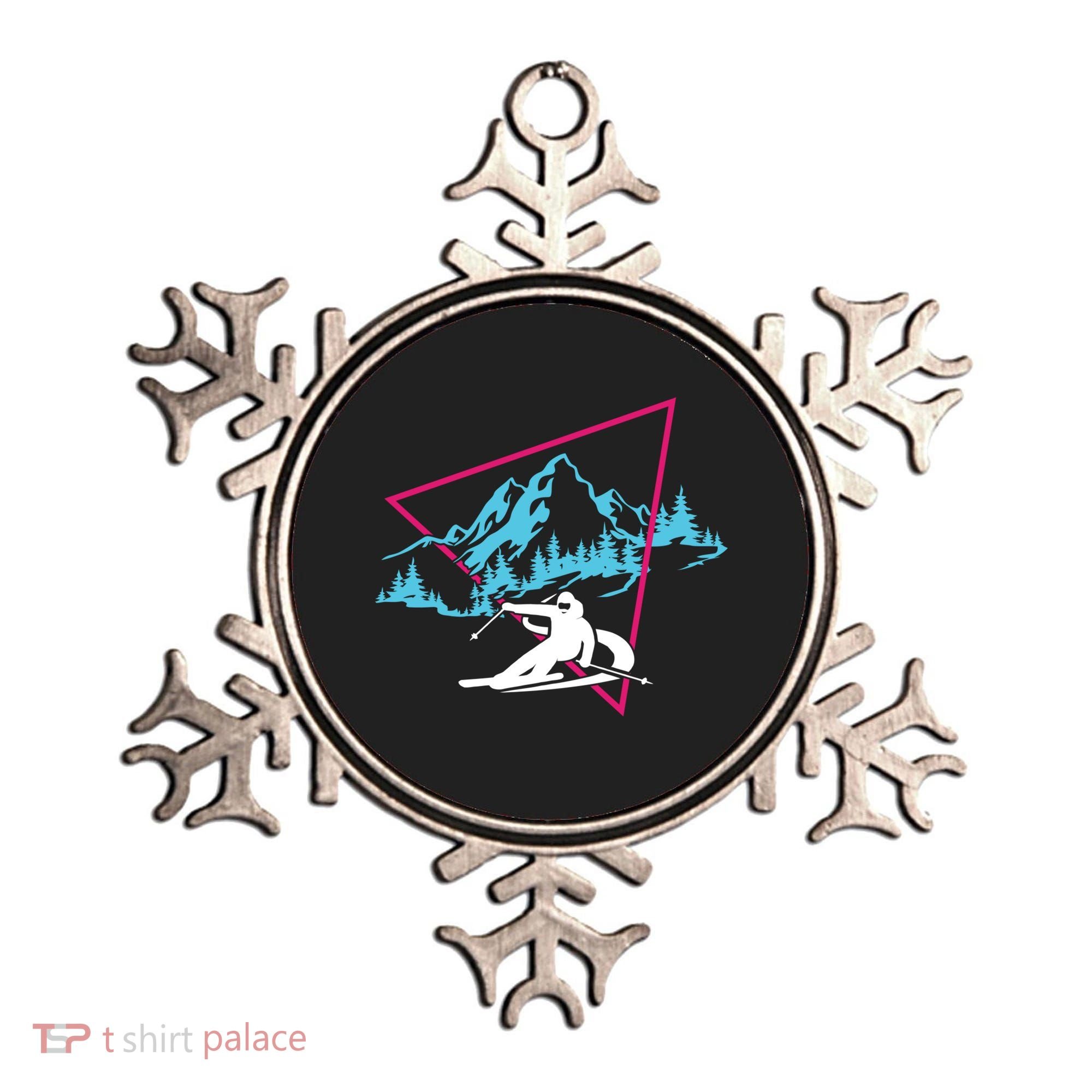 Skier Skiing Winter Sport Ski Skiers Ski Lover Gift Ornament