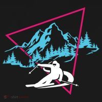 Skier Skiing Winter Sport Ski Skiers Ski Lover Gift Ornament thumb 1