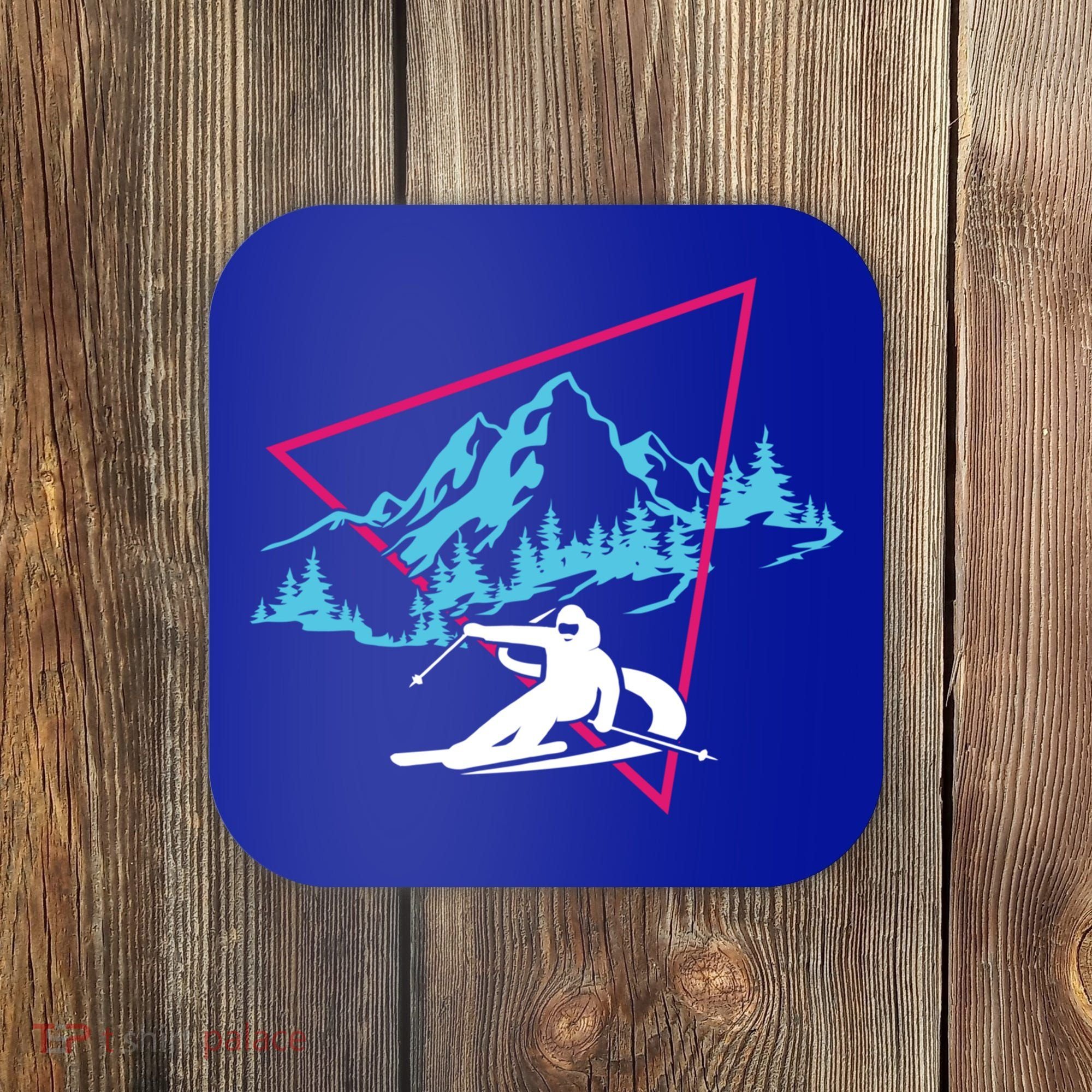 Skier Skiing Winter Sport Ski Skiers Ski Lover Gift Coaster