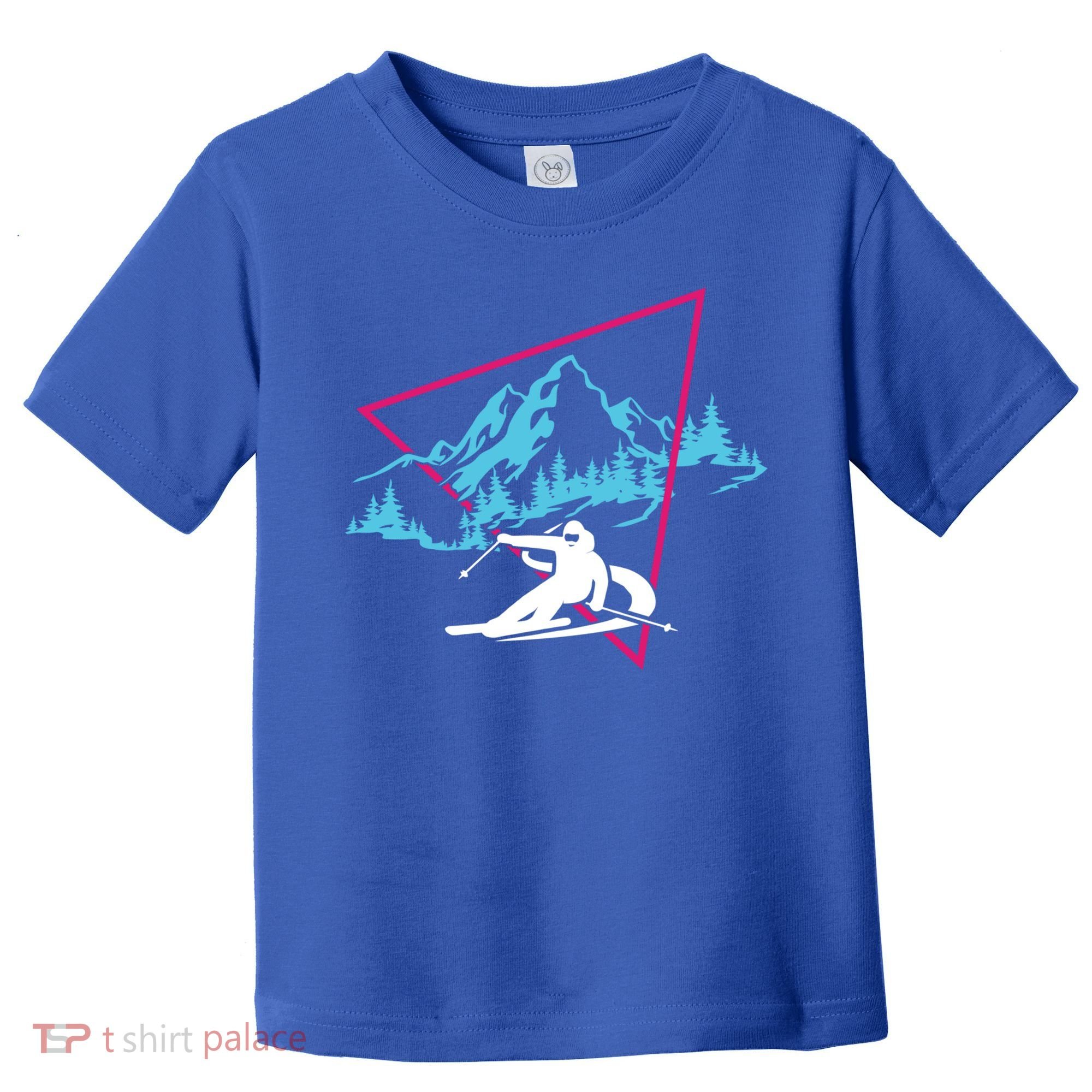Skier Skiing Winter Sport Ski Skiers Ski Lover Gift Toddler T-Shirt
