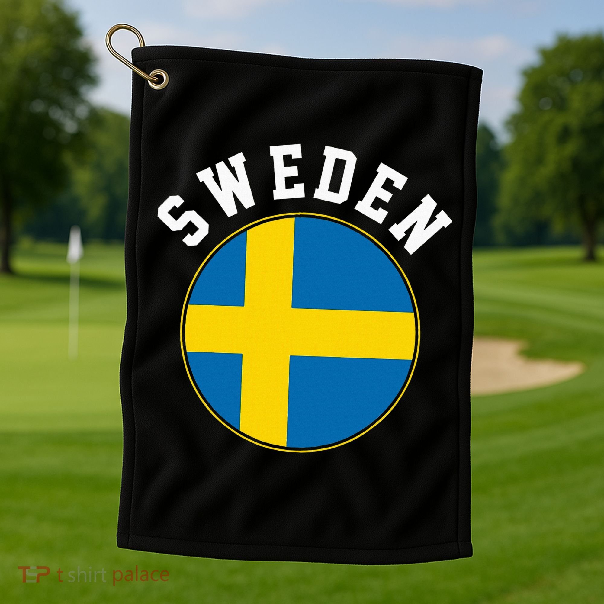 Sweden Golf Towel