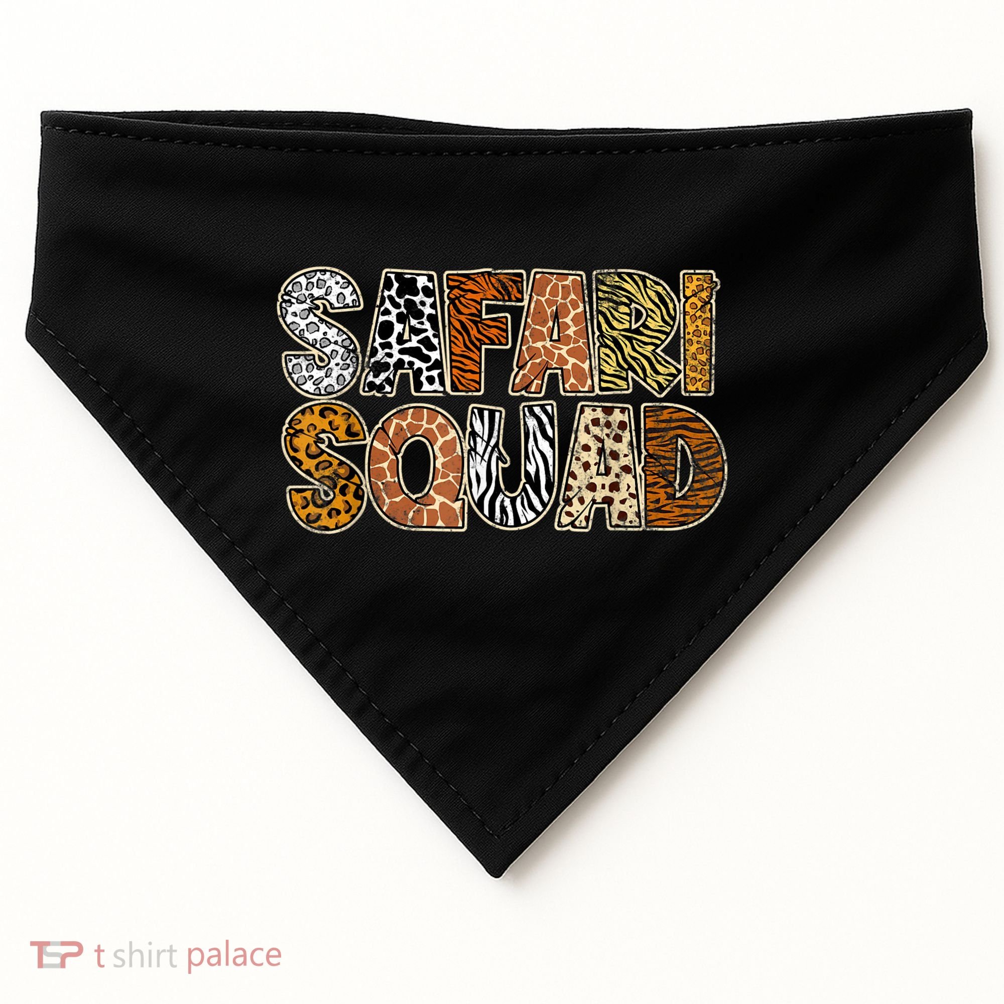 Safari Squad Wild Animals Lover USA-Made Doggie Bandana